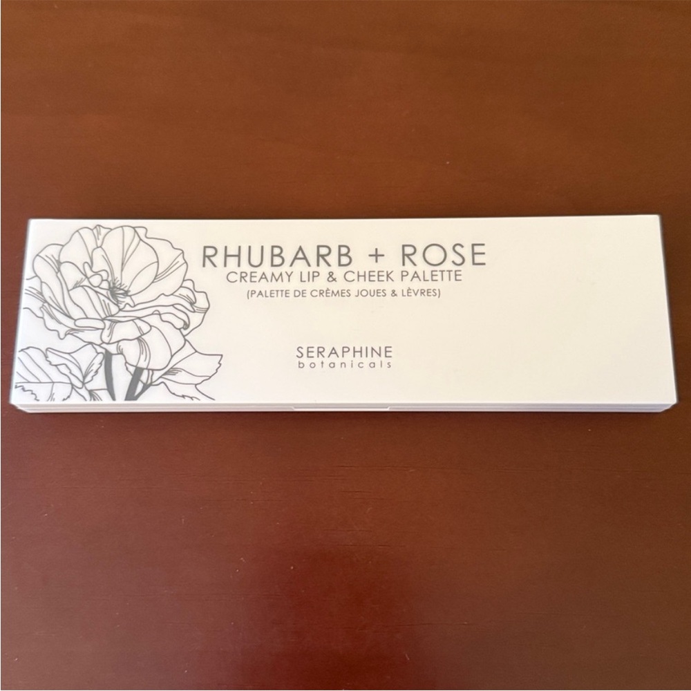Seraphine Rhubarb + Rose Lip & Cheek Palette